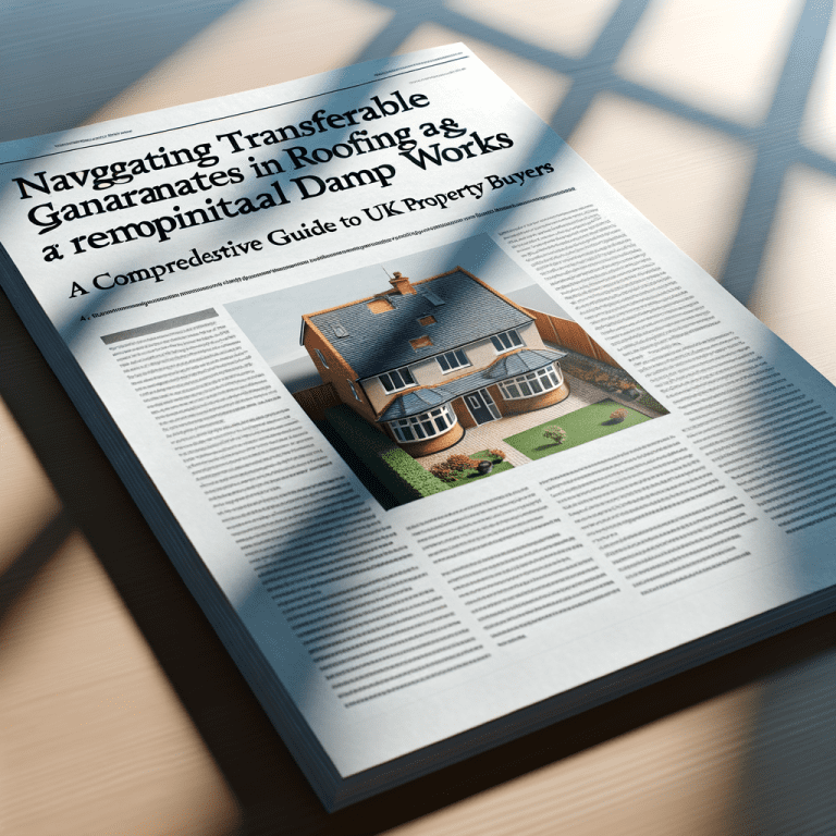 Navigating Transferable Guarantees in Roofing and Remedial Damp Works: A Comprehensive Guide for UK Property Buyers