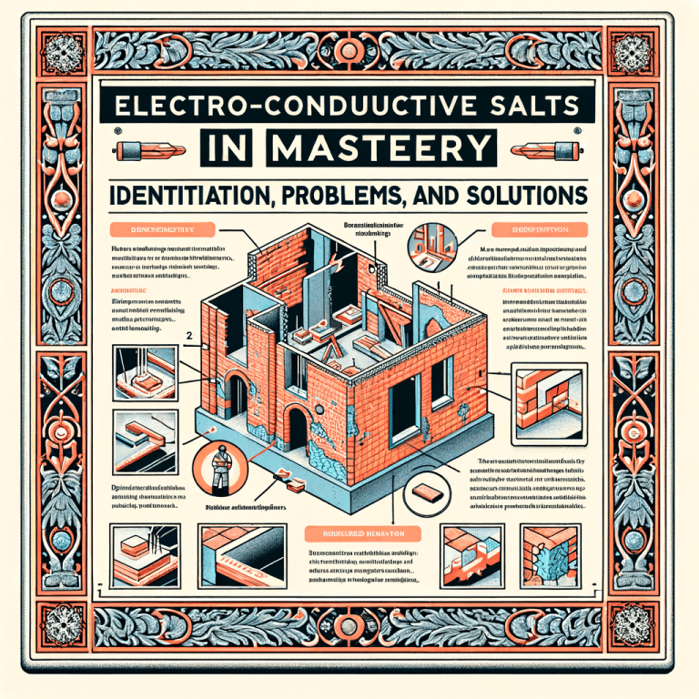 Understanding Electro-Conductive Salts in Masonry: Identification, Issues, and Solutions