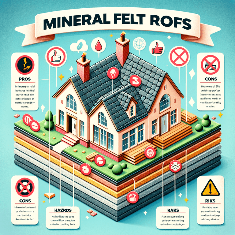 Mineral Felt Roofs: Pros, Cons, Hazards, and Risks