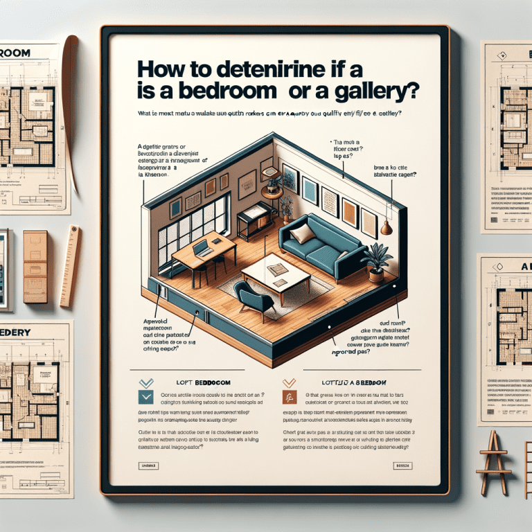 How to Determine if a Loft Room is a Bedroom or a Gallery in Accordance with Approved Documents