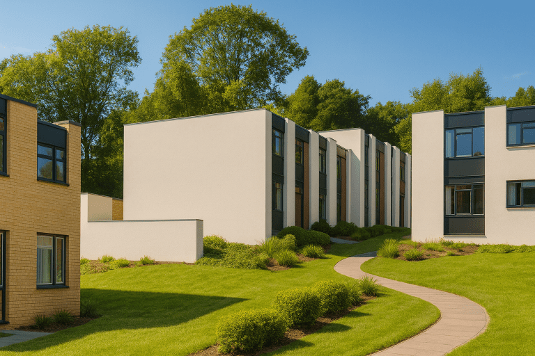 The BRS L shaped House - Ai Impression - Flettons