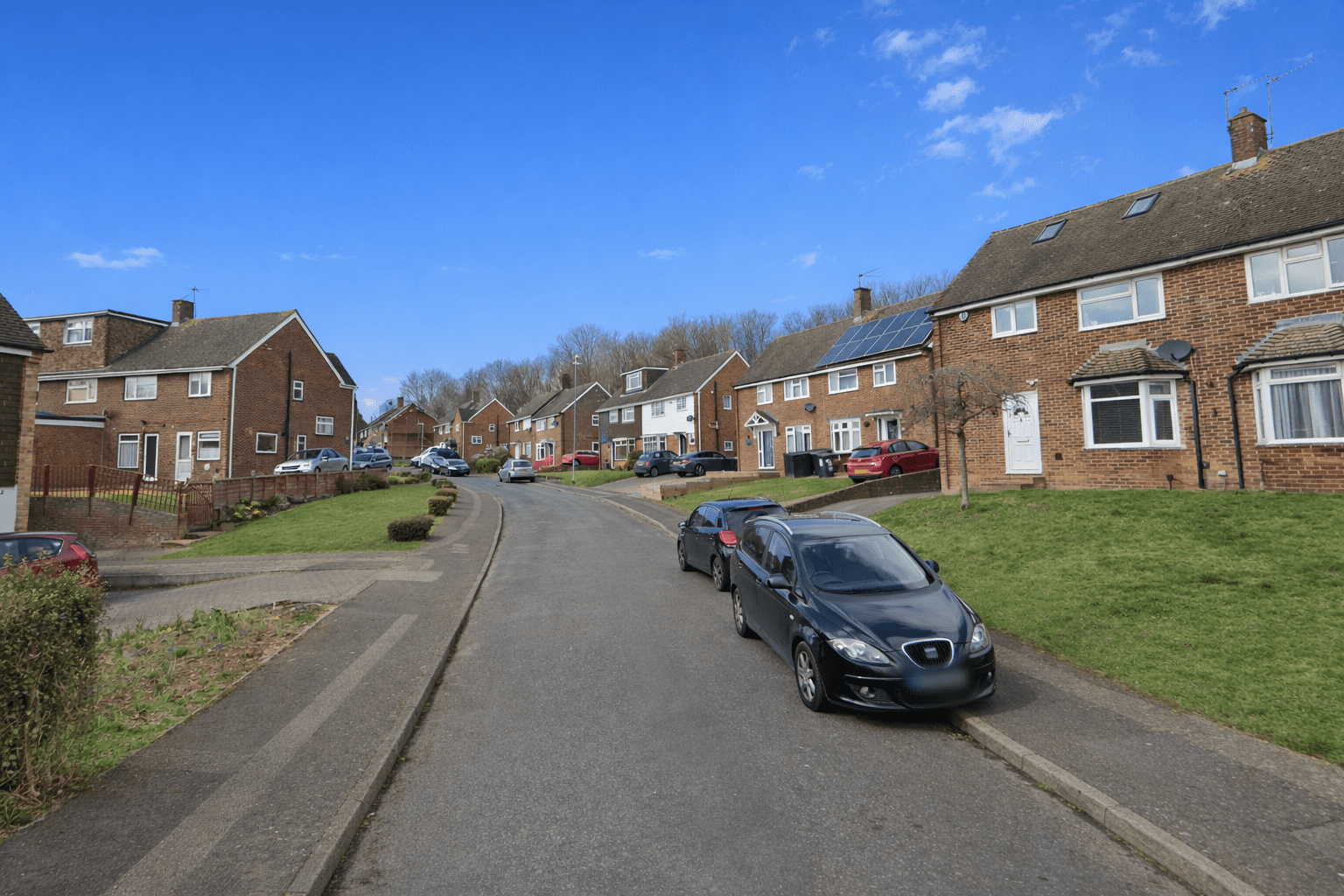 Residential property on Blackthorn Drive, Larkfield with brick elevations and tiled roof