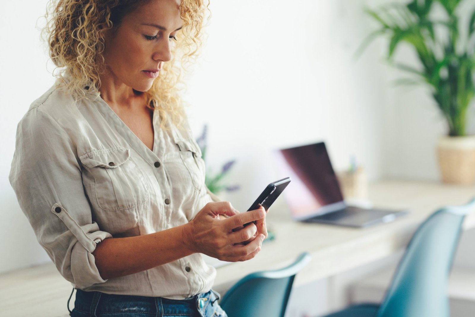 A surveyor inspecting a residential property